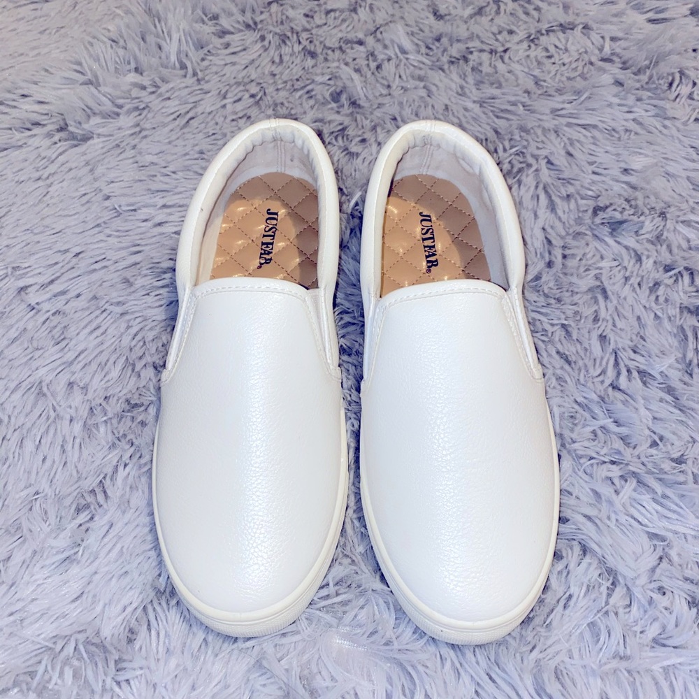 Women’s White Slip on’s Brand New